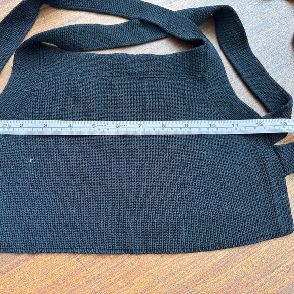 ✨ Wilfred / Aritzia | Open tie back Knit Crop tank top | Size S ✨ - Picture 7 of 9